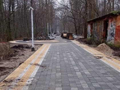 «Снег, дожди и морозы»: в Балтийске рассказали, почему не успевают реконструировать городской парк