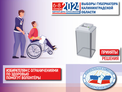 Волонтеры на выборах Губернатора Калининградской области