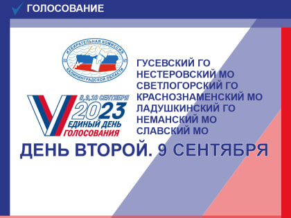 9 сентября. Голосование продолжается