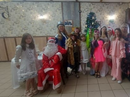 Сказочный новогодний утренник провела для сельских детей депутат ЛДПР