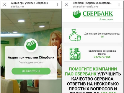 В Калининграде сообщили о мобильном мошенничестве под видом «Сбербанка»