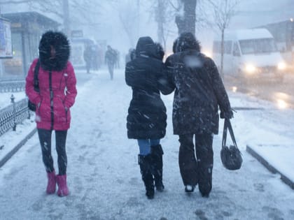 В ГИБДД калининградцев предупредили об усилении ветра и продолжении снегопада