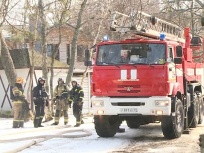 На Куршской косе провели ежегодные пожарно-тренировочные учения