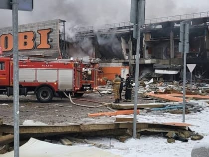 По делу о пожаре в торговом центре в Химках задержали двух подозреваемых