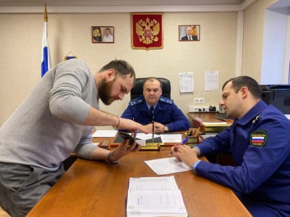 Заместитель прокурора Калининградской области побывал на предприятии оборонно-промышленного комплекса в Балтийске