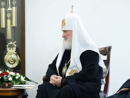 Врио губернатора Калининградской области Алексей Беспрозванных провел встречу с Патриархом Кириллом