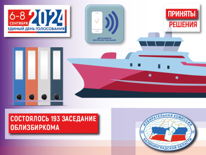 Состоялось 193 заседание Избирательной комиссии Калининградской области