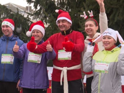 В Калининградской области первого января поклонники здорового образа жизни собираются вместе и преодолевают «Забег Желаний»