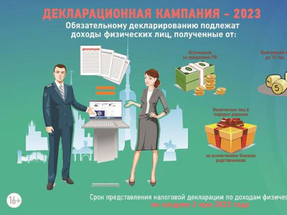До завершения Декларационной кампании 2023 года остается 10 дней