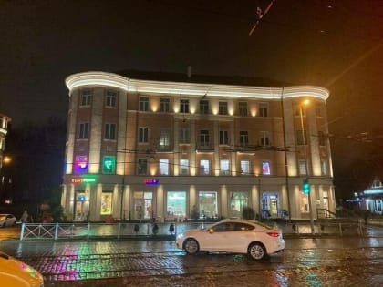 На калининградской «Бастилии» установили подсветку (фото)