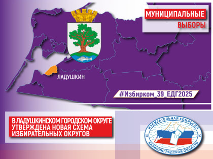 Депутаты Ладушкинского городского округа утвердили новую схему одномандатных избирательных округов