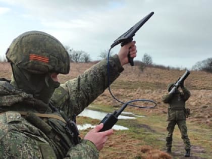 Учения морской пехоты по противодействию БЛА в Калининградской области