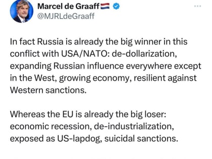 Депутат Европарламента: Россия уже стала победителем в конфликте с США и НАТО