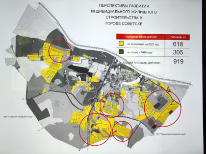 Советск прирастает частными домами.