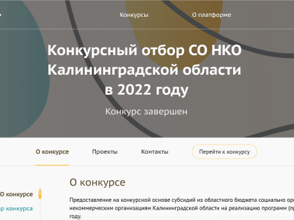 Объявлен конкурсный отбор на предоставление субсидий СО НКО в 2023 году