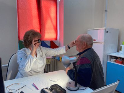 В селе под Калининградом прошла медицинская акция для ветеранов