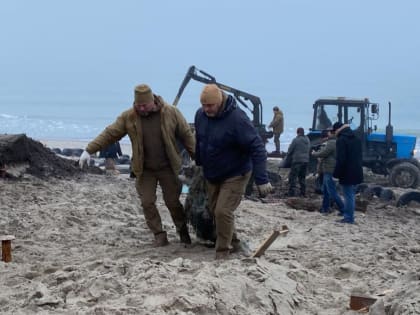 В посёлке Лесном на Куршской косе демонтировали остатки кафе с деревянным променадом (фото)