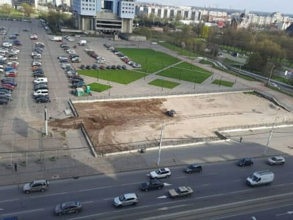 Трава вместо камней: засыпанные руины Королевского замка начали готовить к высадке газона (фото)