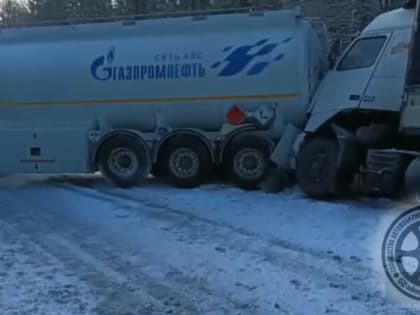 Под Гвардейском произошло ДТП, которое могло закончиться взрывом