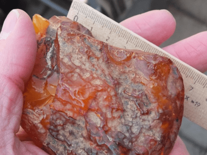 Янтарный самородок «Шагал» достался китайцу