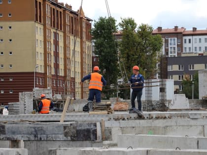 Калининградские застройщики сдали в январе на 65% меньше квадратных метров, чем год назад