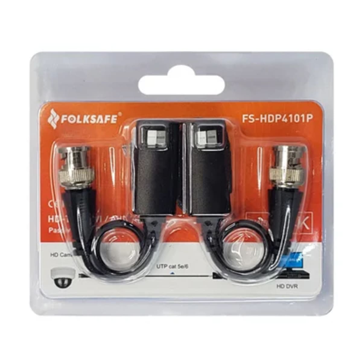Balun de Vídeo HD Passivo de 1 Canal