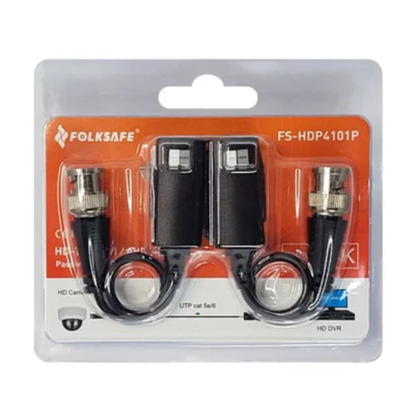 Balun de Vídeo HD Passivo de 1 Canal