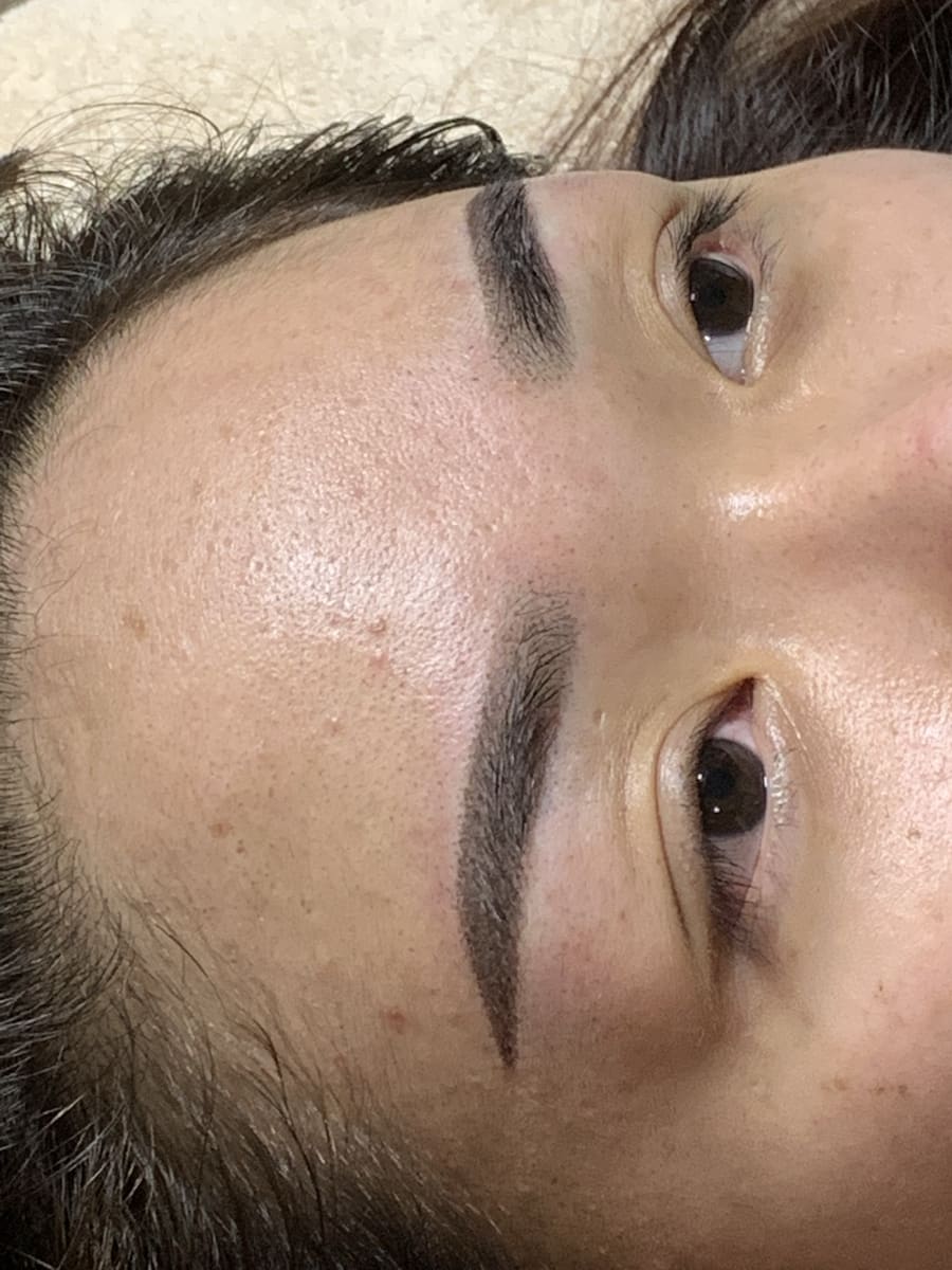 新北市板橋區SPA作品 — 杏軒老師 客製化霧眉