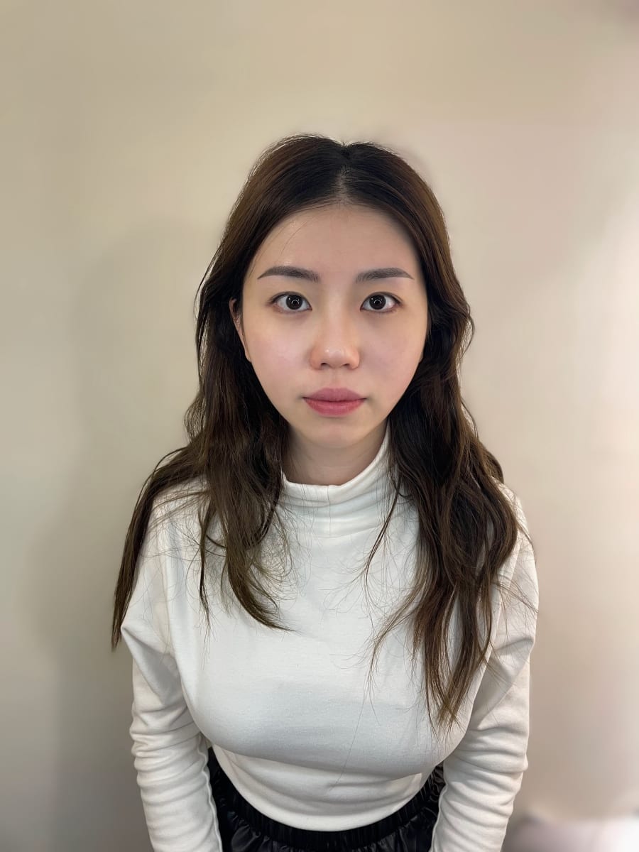 台北市松山區美甲作品 — 維尼老師 妝感、自然輕透眉/男士眉
