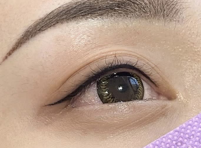 新竹市紋繡作品,Mico老師,美瞳眼