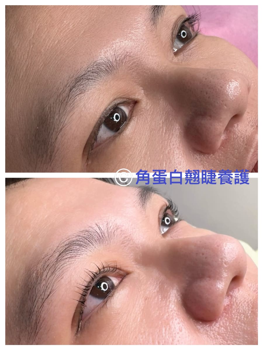 苗栗縣美睫作品,Amy老師,角蛋白翹睫