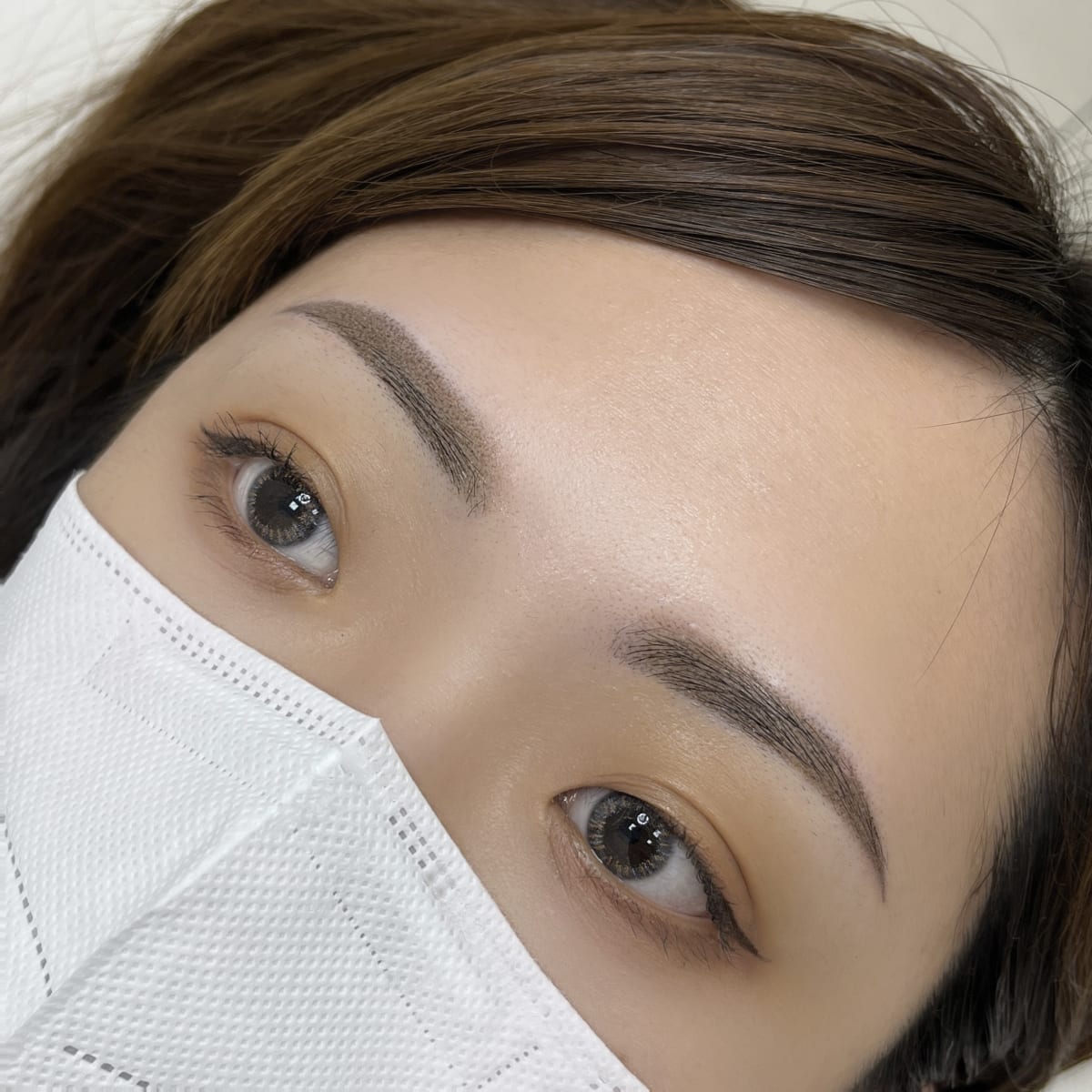 桃園市龜山區美睫作品 — 嘉嘉老師 自然高級感霧眉