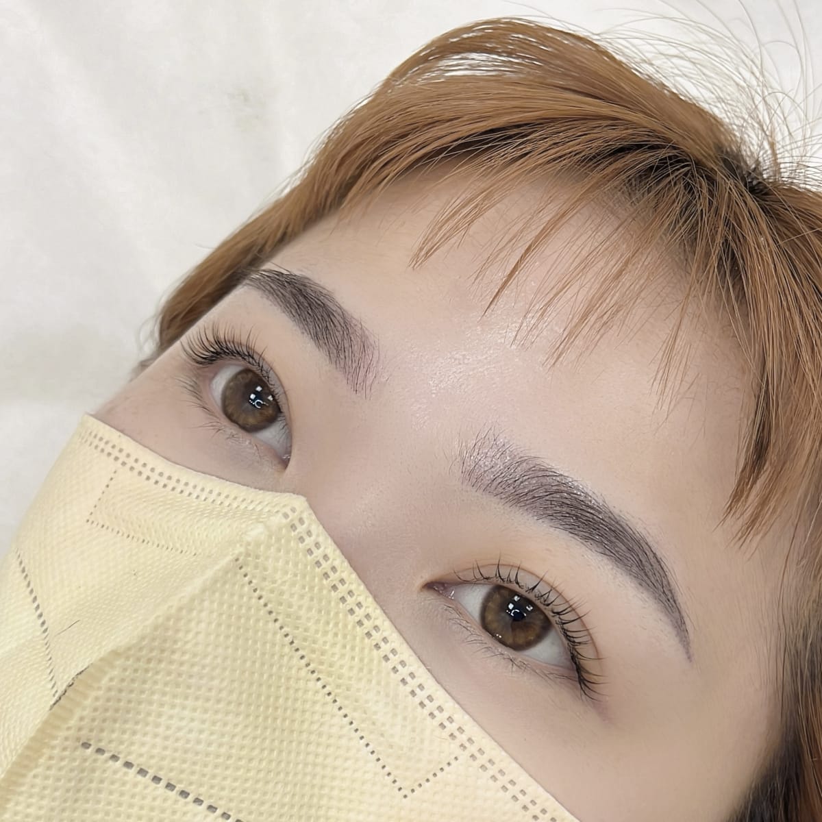 桃園市龜山區美睫作品 — 嘉嘉老師 自然高級感霧眉