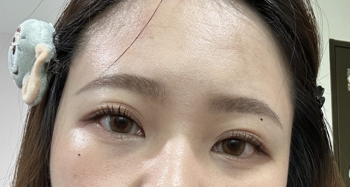 台中市美睫作品,尼扣老師,睫毛管理