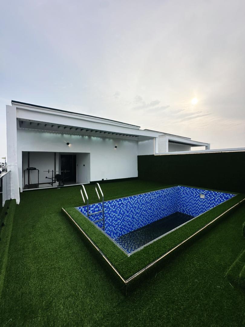 MODERN 5BEDROOM FULLY DETACHED DUPLEX WITH FITTED GYM, ROOFTOP SWIMMING POOL, - Image 4