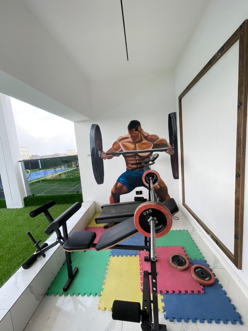 MODERN 5BEDROOM FULLY DETACHED DUPLEX WITH FITTED GYM, ROOFTOP SWIMMING POOL, - Image 12