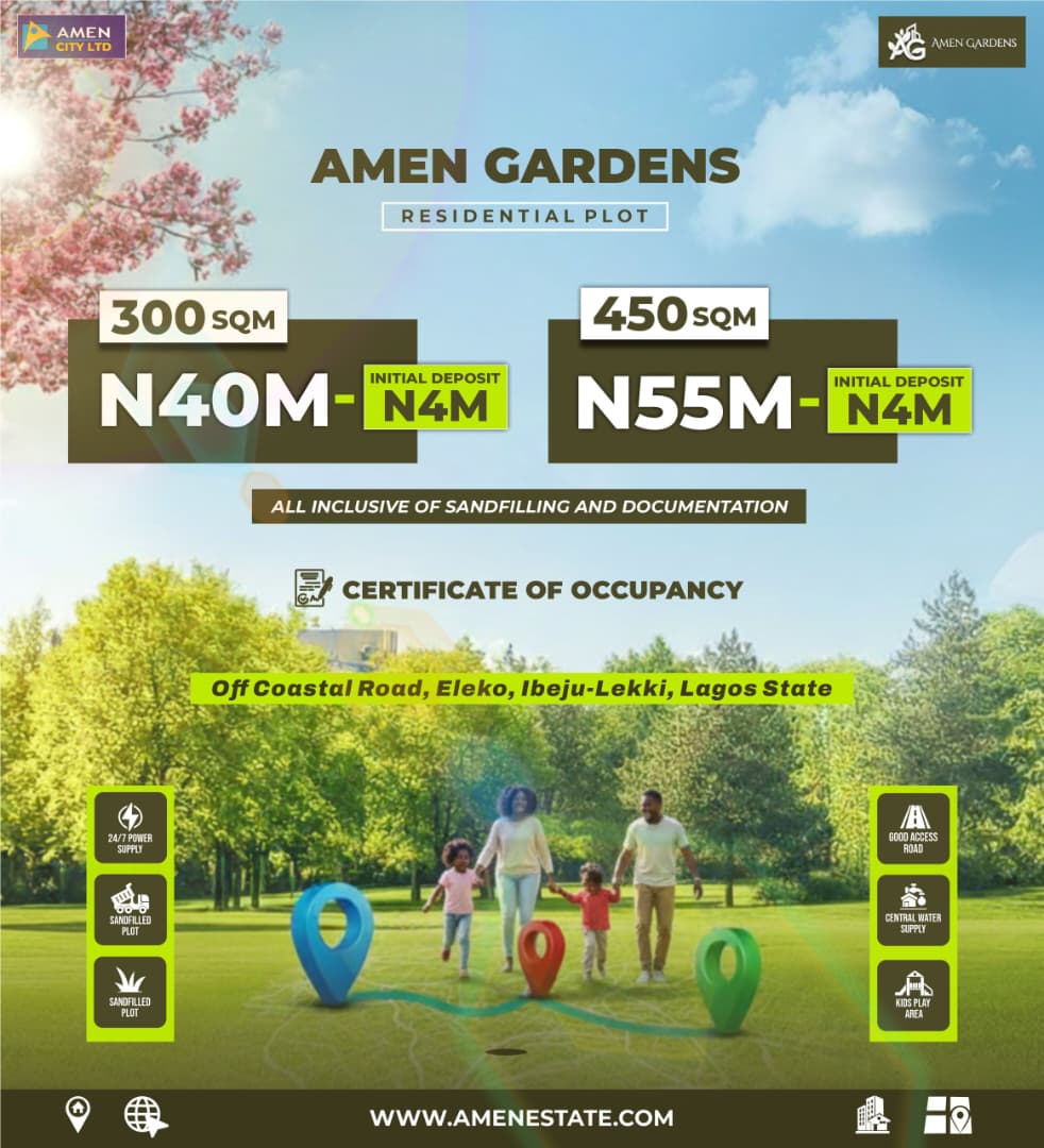 AMEN GARDENS ESTATE ELEKO