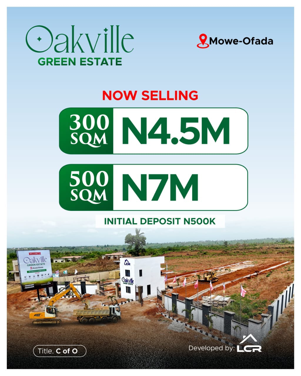 OAKVILLE GREEN ESTATE, MOWE-OFADA