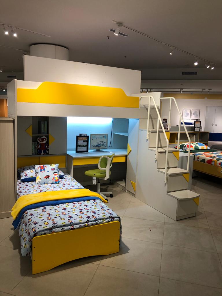 ASPEN2 MULTIFUNCTION BED YELLOW (S/2)