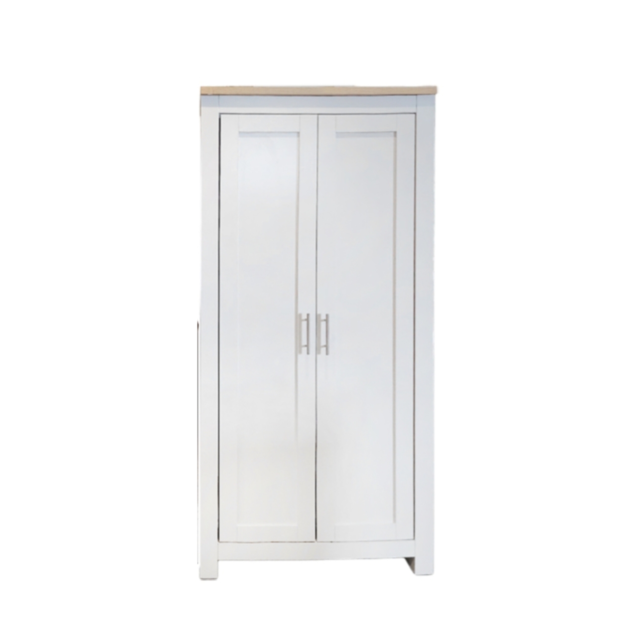 MILES2 2 DOORS WARDROBE WHITE (U/2)