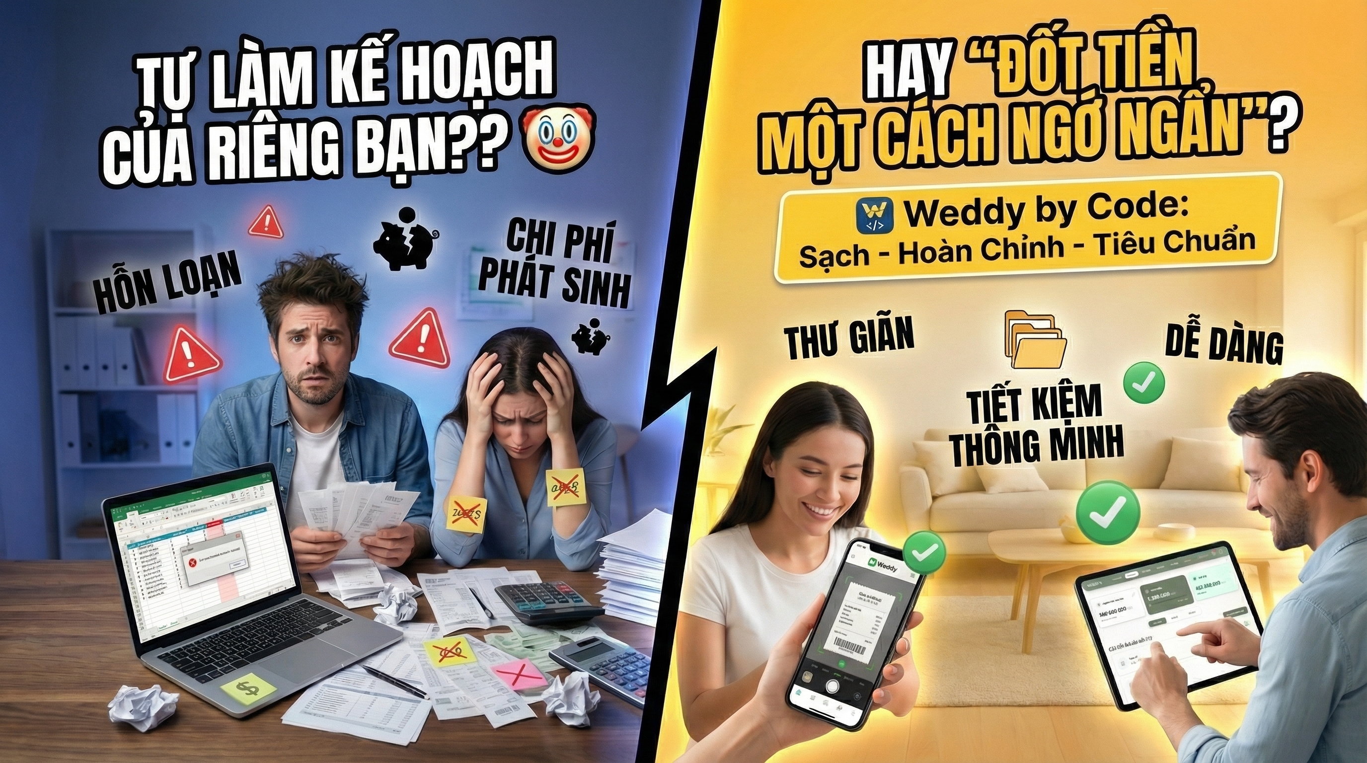 Có Nên Tự Làm Wedding Planner Không? Kinh Nghiệm Thật & 5 Sai Lầm "Đốt Tiền" Dễ Gặp