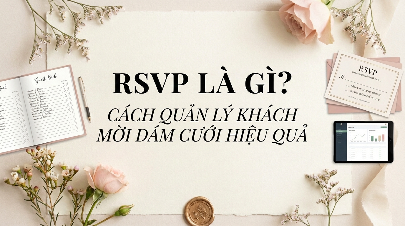 RSVP Là Gì? Cách Quản Lý Khách Mời Đám Cưới Hiệu Quả