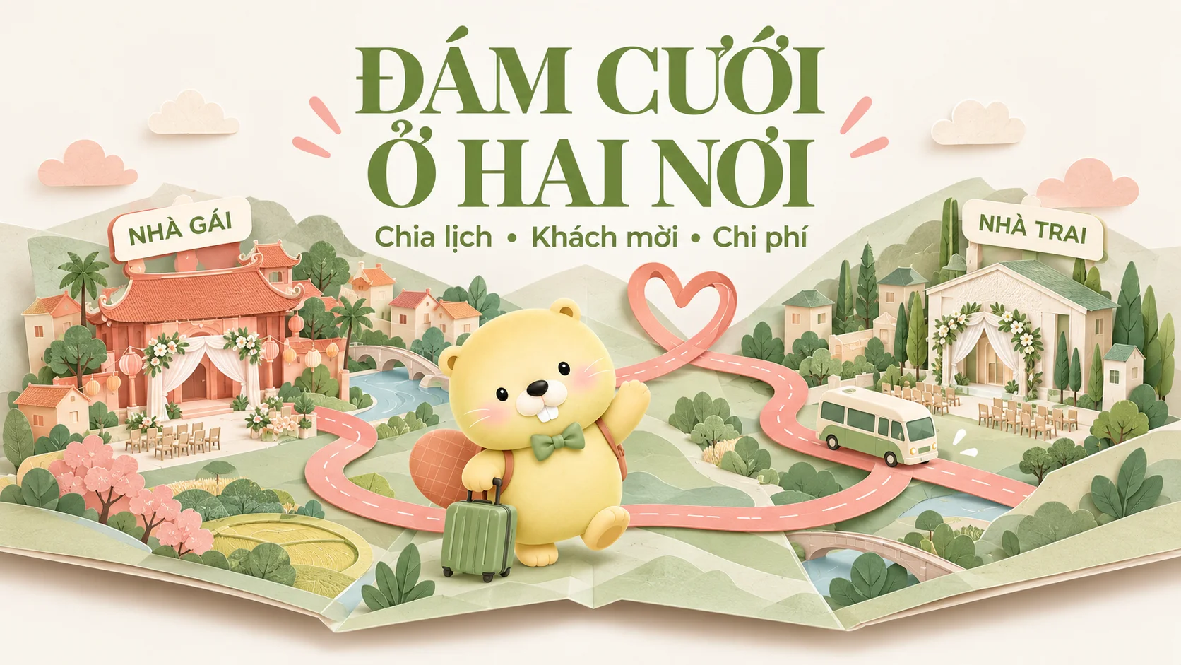 Tổ Chức Đám Cưới Ở Hai Nơi: Chia Lịch, Khách Và Chi Phí