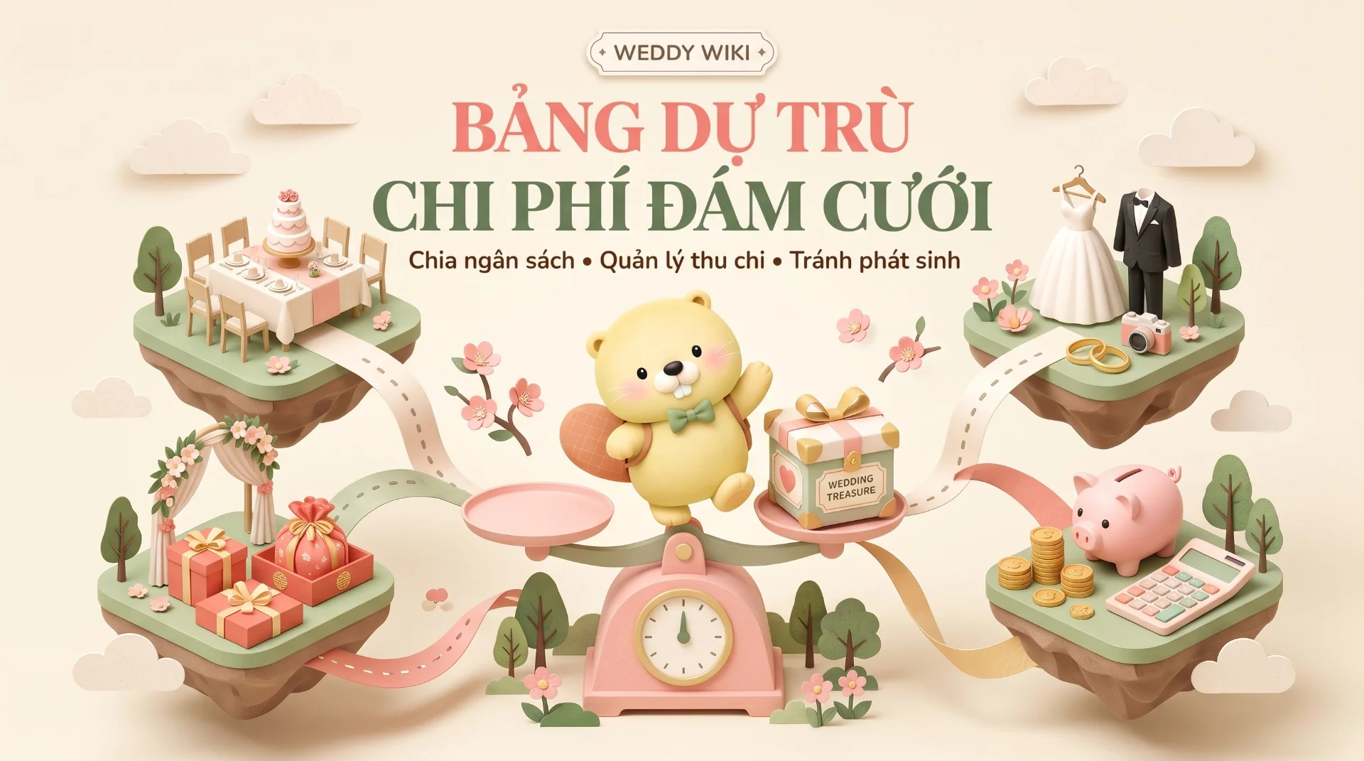 Bảng Dự Trù Chi Phí Đám Cưới Chi Tiết Theo Từng Mức Ngân Sách | Cẩm nang cưới Weddy