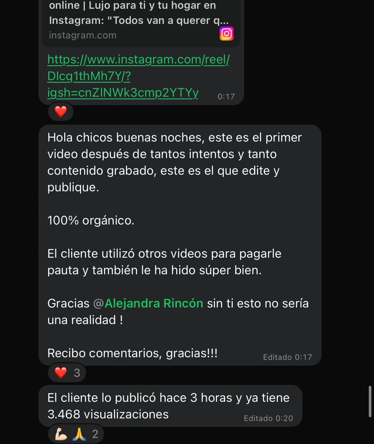 Testimonio de cliente de Proyecto Génesis