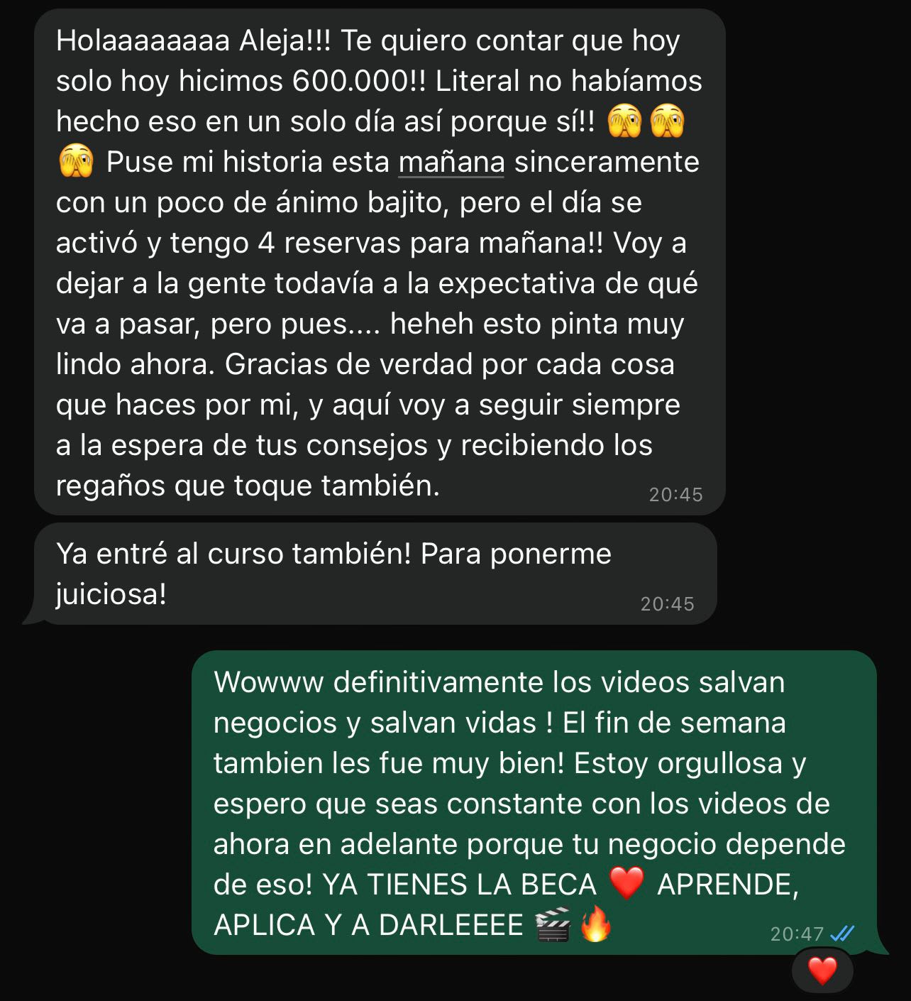 Testimonio de cliente de Proyecto Génesis