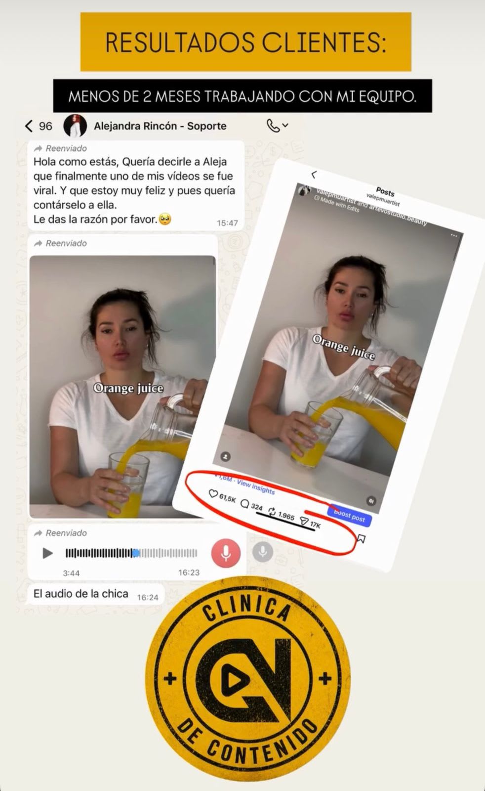Testimonio de cliente de Proyecto Génesis