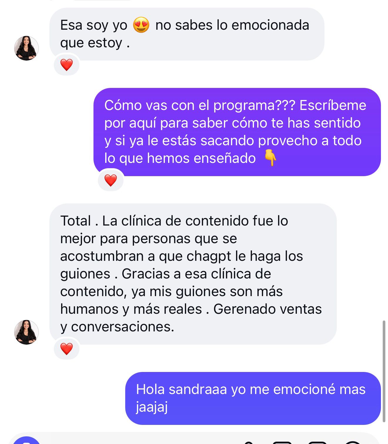Resultado de alumna 6