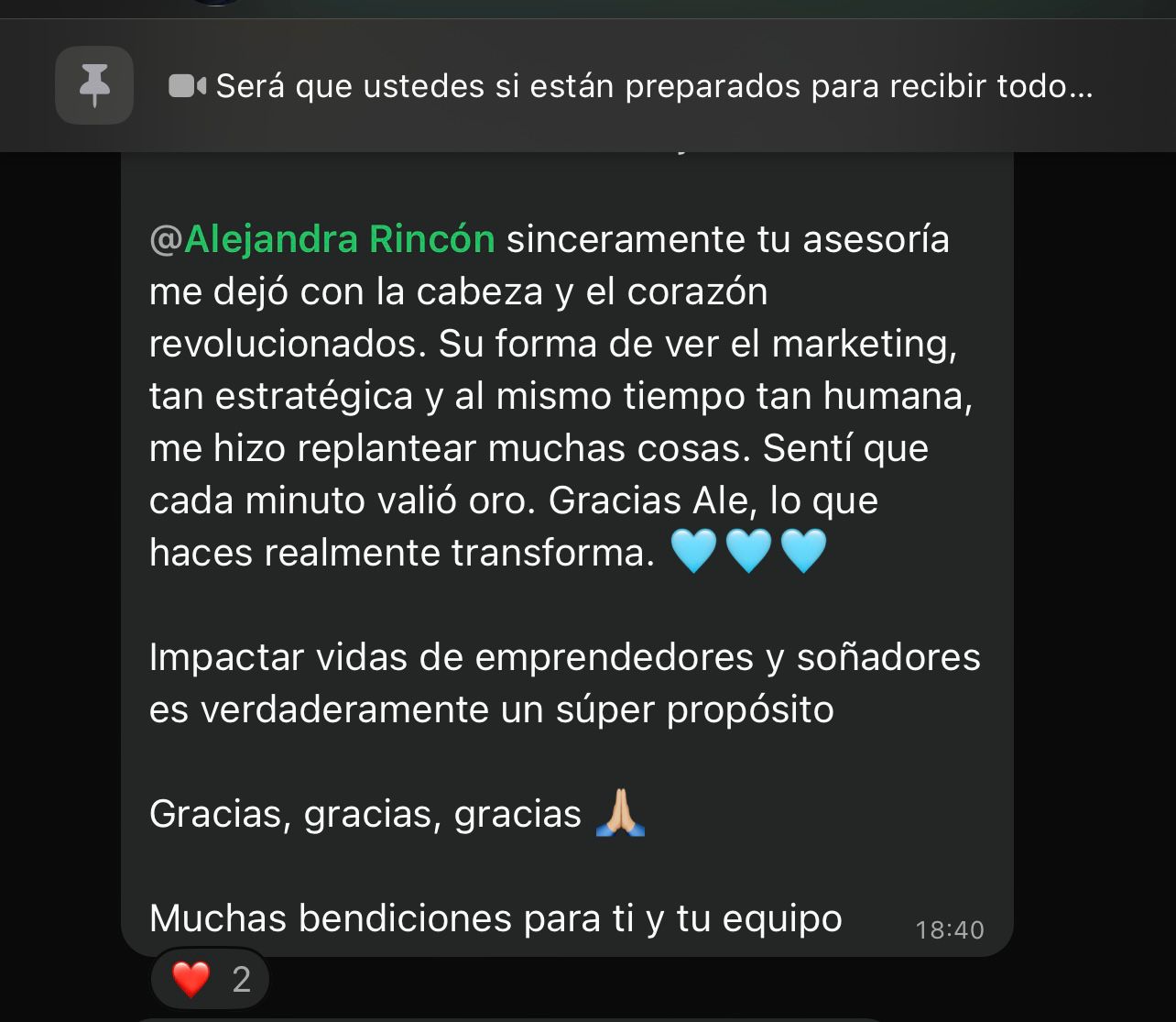 Testimonio real de estudiante 3