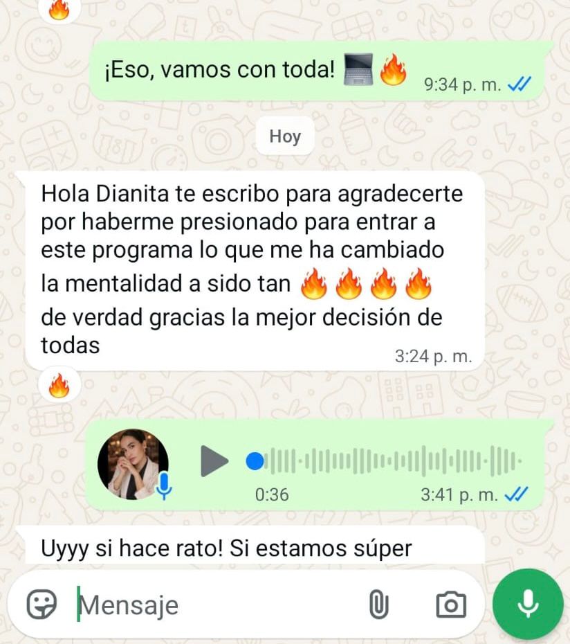 Testimonio real de estudiante 1